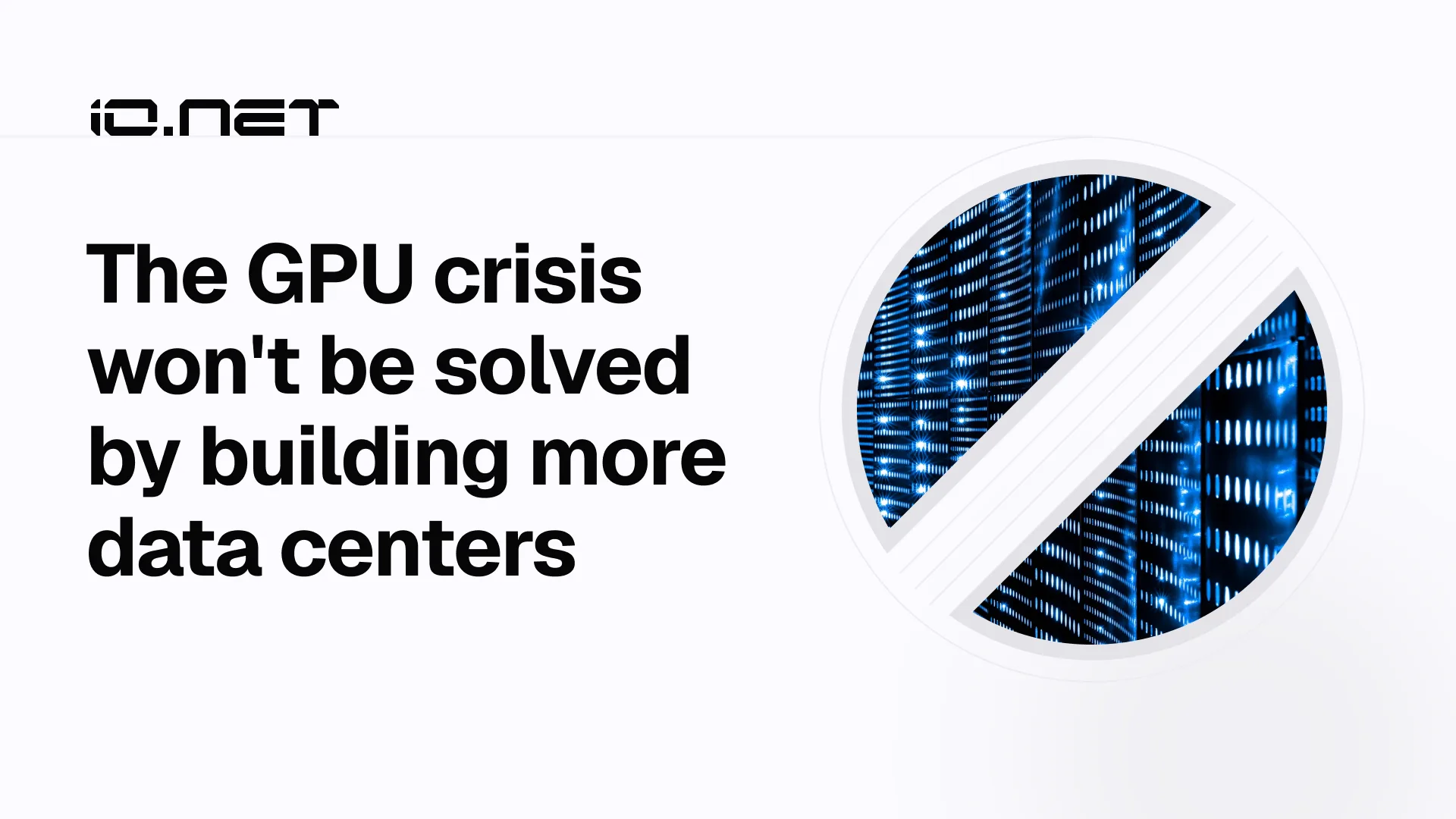 The GPU crisis won't be solved by building more data centers