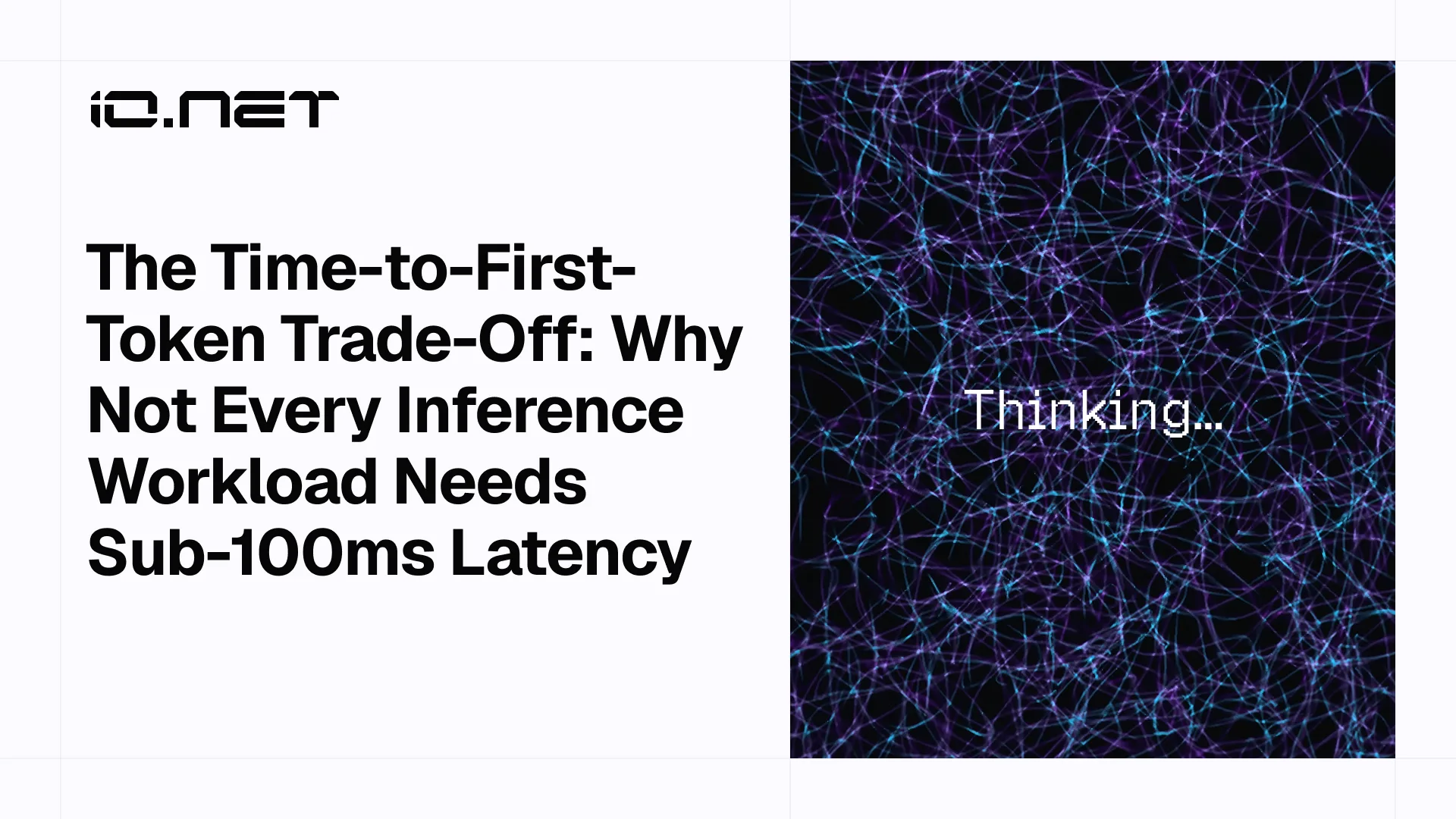 The Time-to-First-Token Trade-Off: Why Not Every Inference Workload Needs Sub-100ms Latency